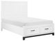 Homelegance® Garretson White Full Platform Storage Bed-0