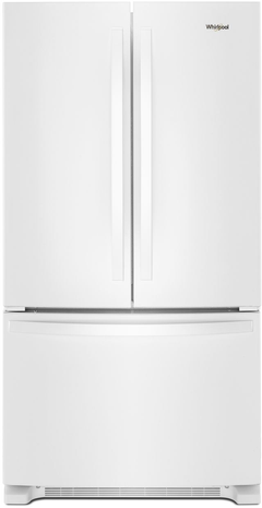 Whirlpool® 36 in. 20 Cu. Ft. Wide Counter Depth French Door Refrigerator-White