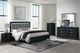 Global Furniture USA Reid 4-Piece Black Queen Panel Bedroom Set-4