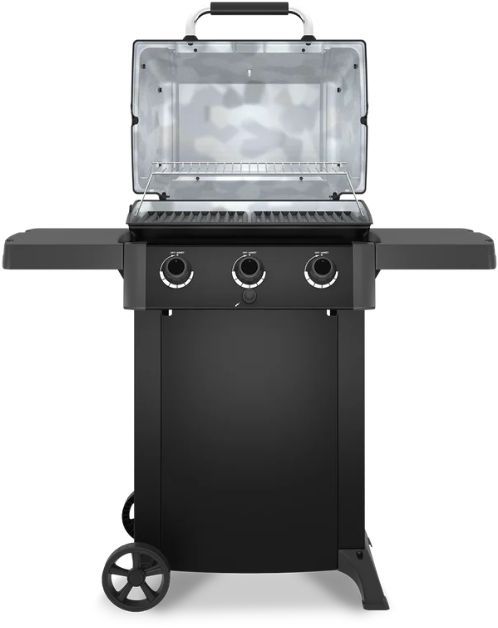 Broil King® Royal™ 320 Shadow 3-Burner Black Freestanding Liquid Propane Grill-1