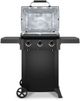 Broil King® Royal™ 320 Shadow 3-Burner Black Freestanding Liquid Propane Grill-1