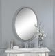 Uttermost® Sherise Nickel Oval Mirror-1