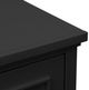 Legends Home Jordan Seal Skin Black 82" Fireplace Console-5