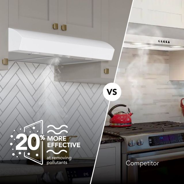 Broan-NuTone® MTR1 Series 30" White Under Cabinet Range Hood-2