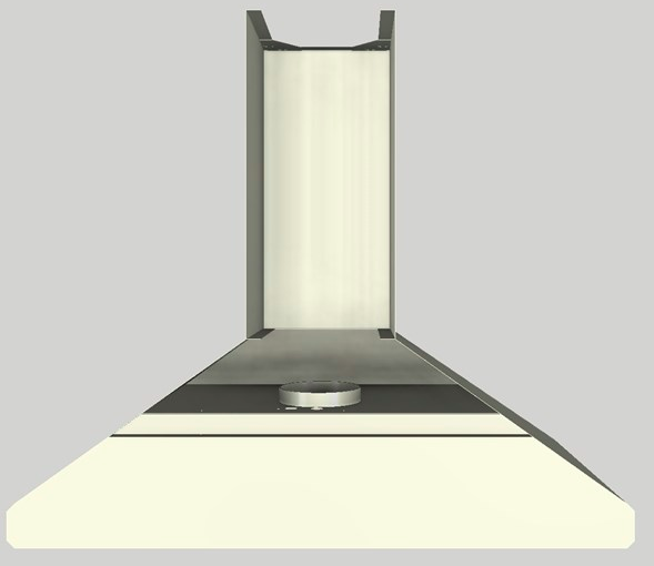 Vent-A-Hood® 42" Biscuit Wall Hood-3