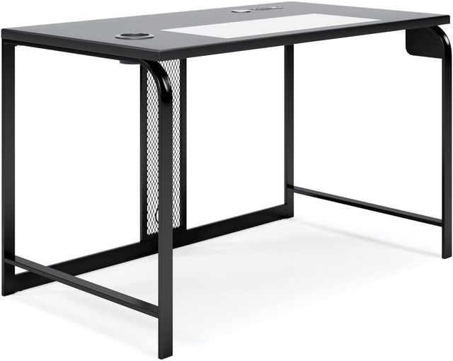 Signature Design by Ashley® Lynxtyn Black 48" Office Desk with Cup Holder-0