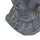 A & B Home Gray Buddha Head Planter-5