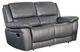 Furniture of America® Glarus Dark Gray Reclining Loveseat-0
