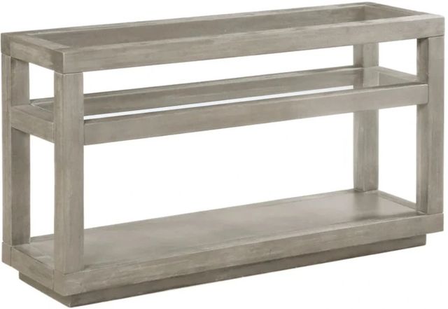 Modus Furniture Oxford Glass Top Console Table with Mineral Base-0