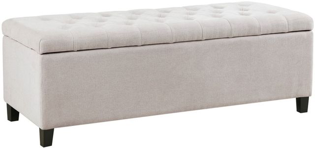 Olliix by Madison Park Shandra Natural Storage Bench-1