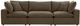 TOV Furniture Cali Chocolate Brown Modular Sofa-3