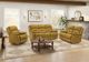 Monarch Specialties Inc. Gold Large Power Swivel Glider Reclining Chair with USB Ports-2