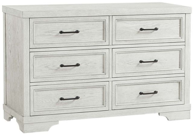 Westwood Design Foundry White Dove 6-Drawer Dresser-0