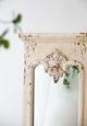 A & B Home Distressed White Mirror-4