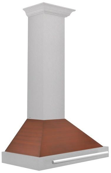 ZLINE 30" Stainless Steel Wall Mounted Range Hood with Copper Shell-3