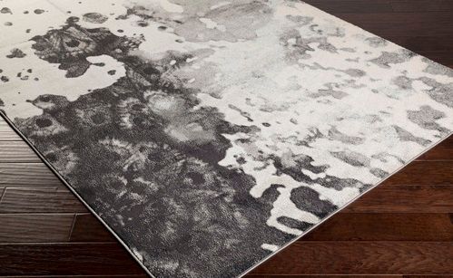 Surya Aberdine Gray 2'x3' Throw Rug-1