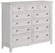 Intercon San Mateo Rustic White Gentlemen's Chest-0