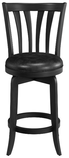 HH2 Home Savana Black Swivel Counter Stool-1