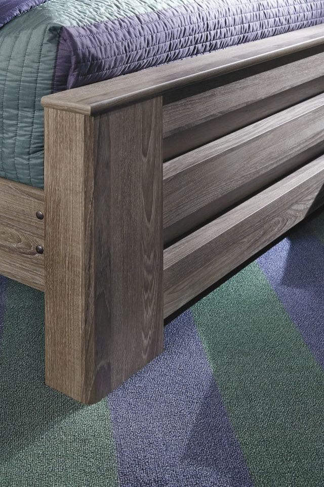 Signature Design by Ashley® Zelen Warm Gray Queen Panel Bed-1