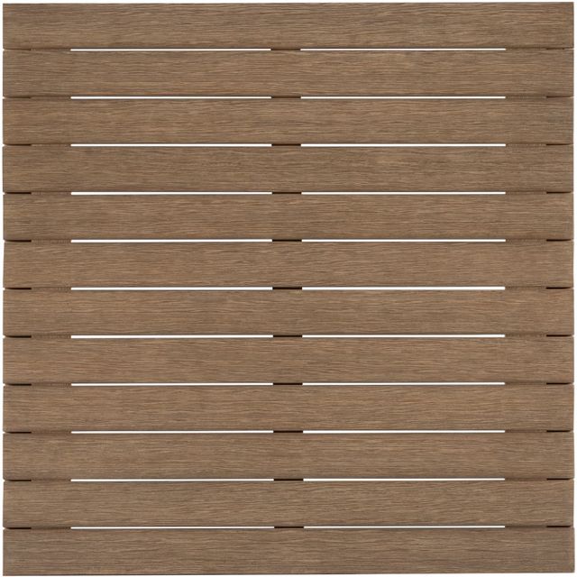 Linon Brinley Natural Brown Eucalyptus Outdoor Coffee Table-4