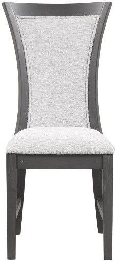 New Classic® Home Furnishings Flair 2-Piece Gray Dining Chair Set -3