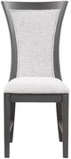 New Classic® Home Furnishings Flair 2-Piece Gray Dining Chair Set -3
