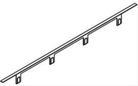 Best® 30" Black Stainless Steel Range Trim Kit-0