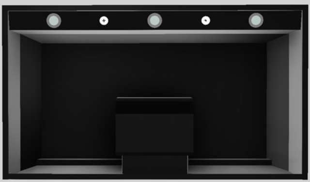 Vent-A-Hood® Designer Series 42" Black Wall Mounted Range Hood-2