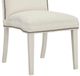 Fairfield® Customizable Entree Dining Empire Short Back Armless Stack Side Chair with Linen Legs-2