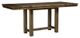 Signature Design by Ashley® Moriville 6 Piece Grayish Brown Counter Height Dining Set-1