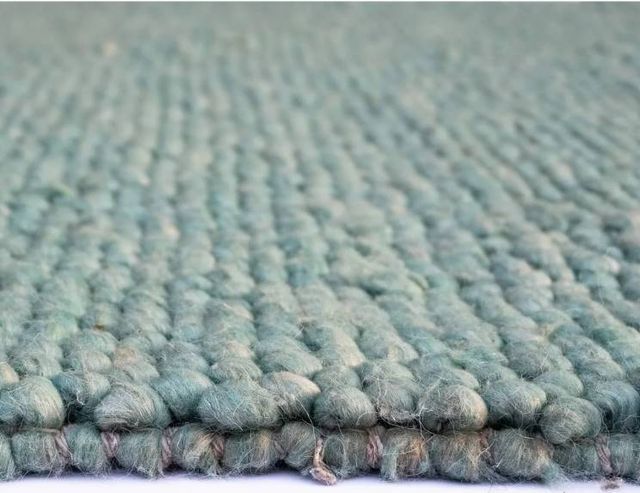 KAS Rugs Pave Turquoise Cornerstone 5'x8' Area Rug-3