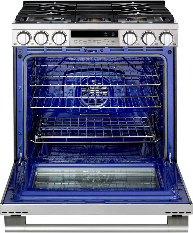 SKS 30" Stainless Steel Pro Style Natural Gas Range-2