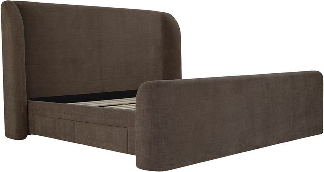 Moe's Home Collection Sophia Brown Queen Storage Bed-0