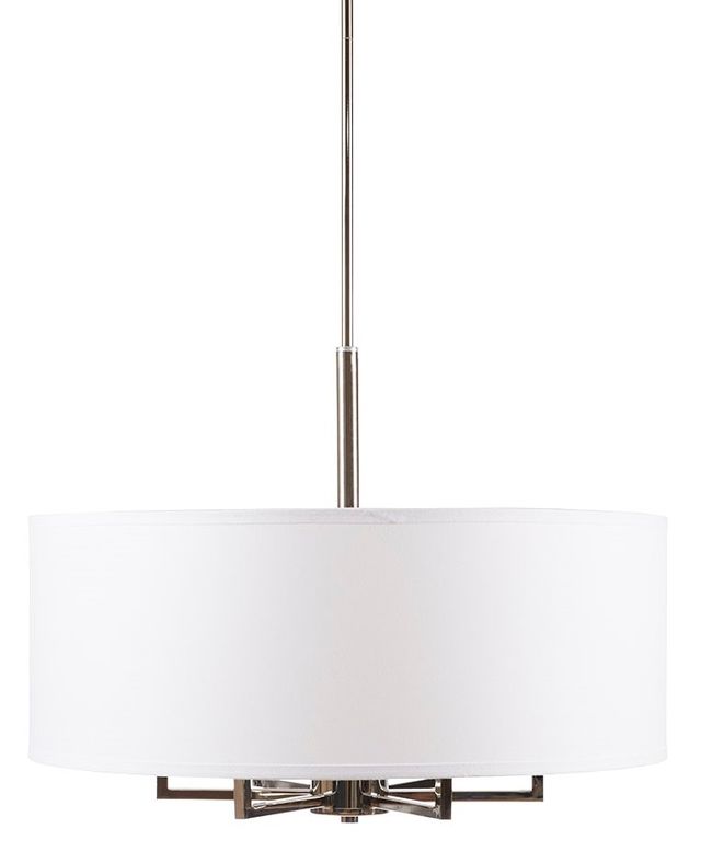 Olliix by 510 Design Broderick White and Silver Chandelier-0