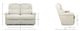 La-Z-Boy® Pinnacle Stone Leather Power Wall Reclining Loveseat with Headrest and Lumbar-2