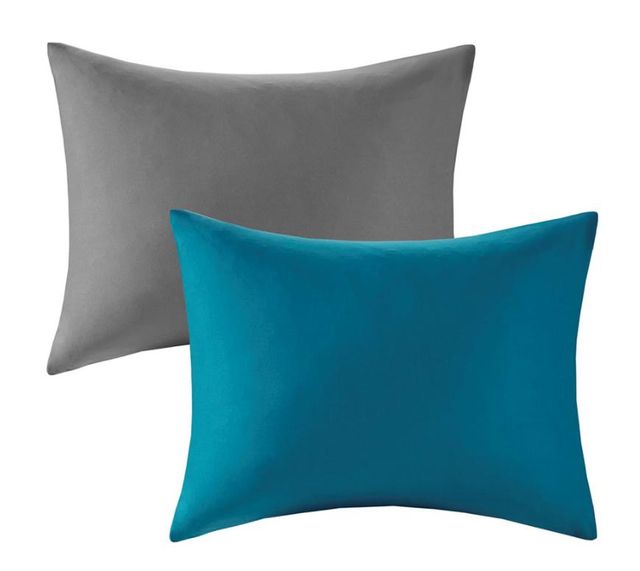 Olliix by Intelligent Design Trixie Teal King/California King Reversible Comforter Mini Set-2