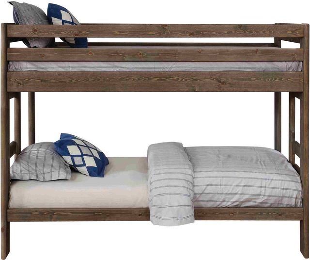 Coaster® Wrangle Hill Gun Smoke Full/Full Bunk Bed-1