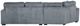 Homelegance® Warwick 2-Piece Gray Sectional with Left Cuddler-5