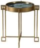 A & B Home Weathered Gold Side Table-0