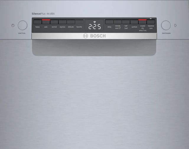 Bosch® 800 Series 18" Stainless Steel Front Control Built In Dishwasher-1