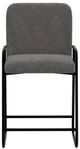 International Furniture Direct Seating Black/Gray Bar Stool-2