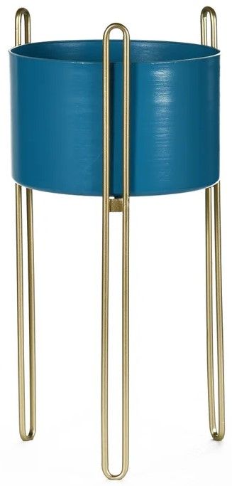 Stylecraft Blue-Green/Gold Planter-0