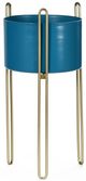 Stylecraft Blue-Green/Gold Planter-0