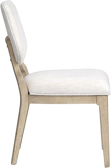 Magnussen Home® Sunset Cove Sanibel Brown Dining Side Chair with Upholstered Seat and Back-2