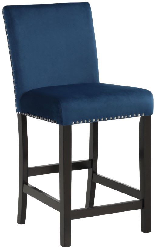 New Classic® Home Furnishings Celeste 5-Piece Blue/Espresso Counter Dining Set-3
