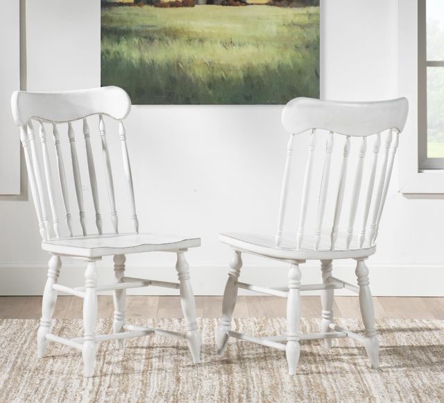 Legacy Classic Vintage Market Picket Fence Turned Spindle Dining Side Chair-4