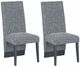 Global Furniture USA D12 2-Piece Light Gray/White Dining Chair Set-0