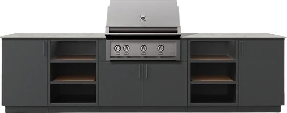 Urban Bonfire® Savannah 36 135" Anthracite Outdoor Kitchen-0