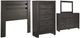 Signature Design by Ashley® Brinxton 4-Piece Charcoal King/California King Panel Headboard Bed Set-0