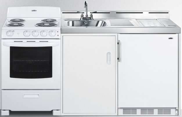 Summit® 72" White All-In-One Kitchenette-2
